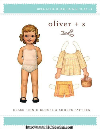 Class Picnic Blouse and Shorts